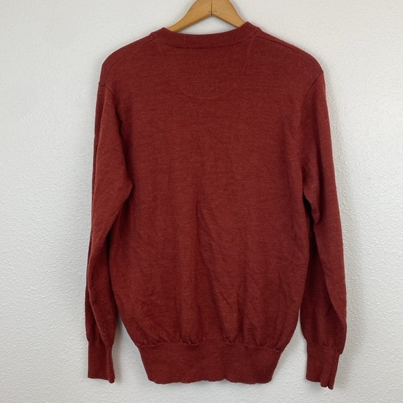 Orvis Merino Wool V Neck Sweater Size M - Picture 3 of 5